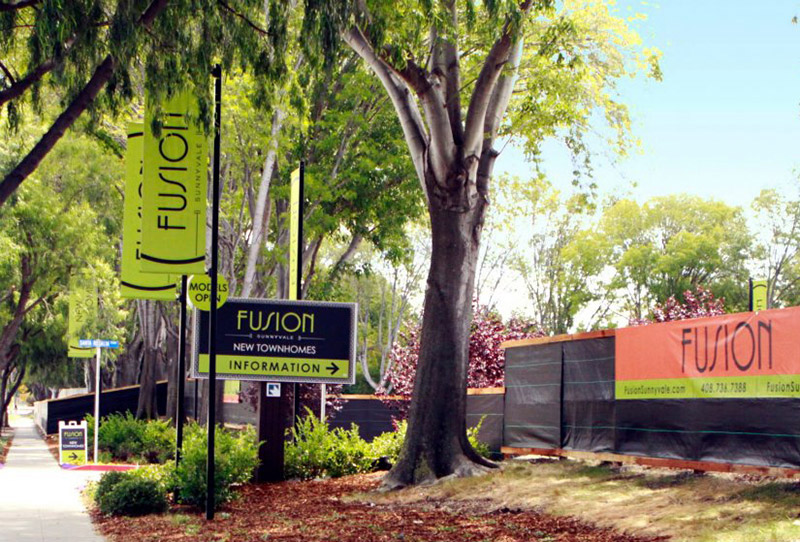 Fusion Signage at Sunnyvale, CA by O’Brien Homes