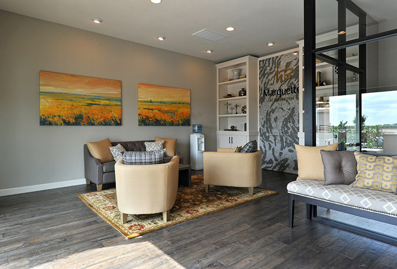 Marquette Sales Center at Barrington, Brentwood, CA by Tri Ponte Homes and Marketshare
