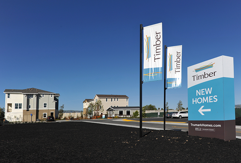 Timber Signage at Newark, CA by Trumark Homes and Marketshare