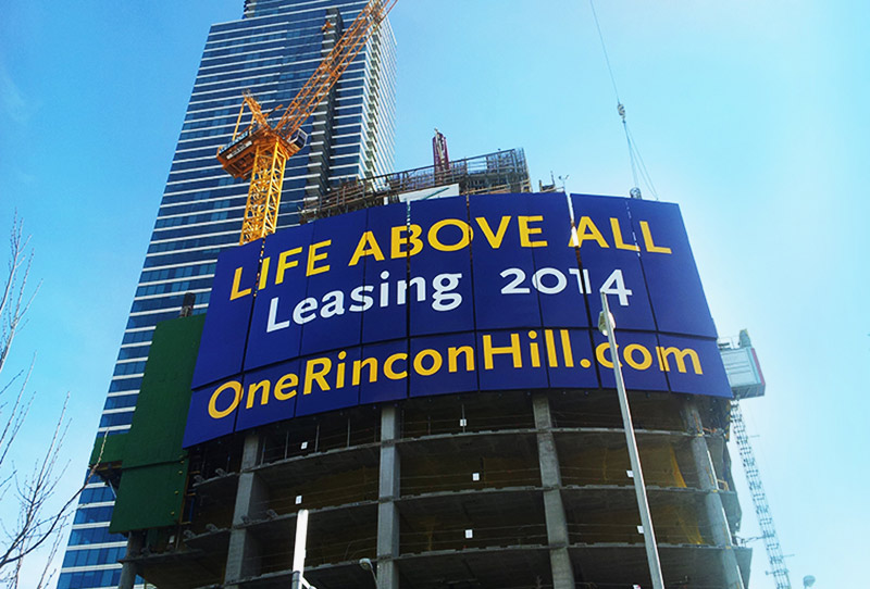 One Rincon Hill Commercial Signage at San Francisco, CA