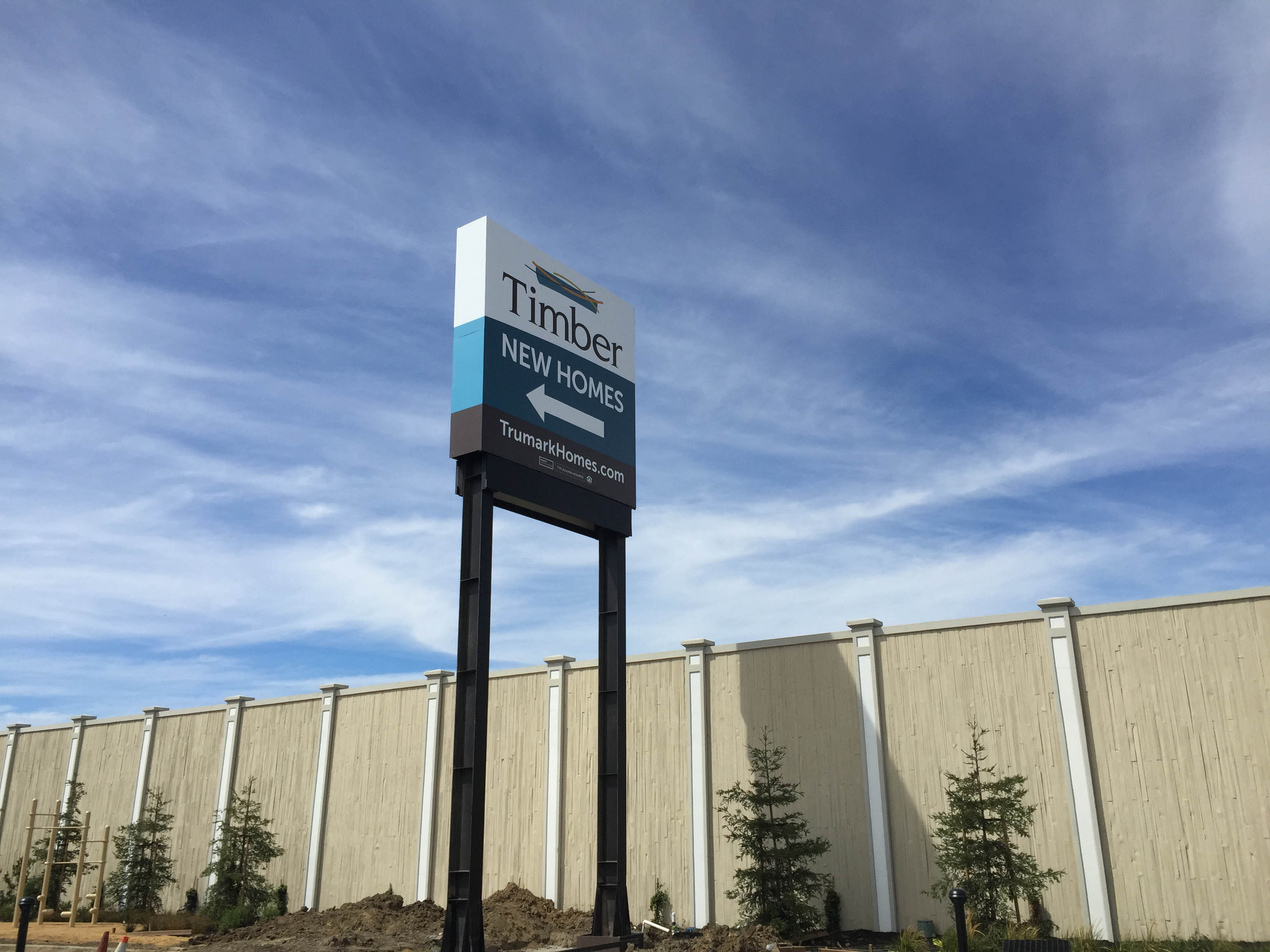Timber Signage at Newark, CA by Trumark Homes and Marketshare