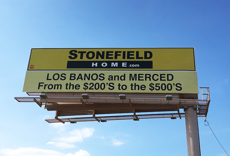 billboard by marketshare, sales offices and signage for new home builders