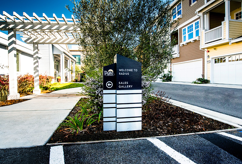 Radius, Mountain View, CA, by Marketshare, sales environments and signage