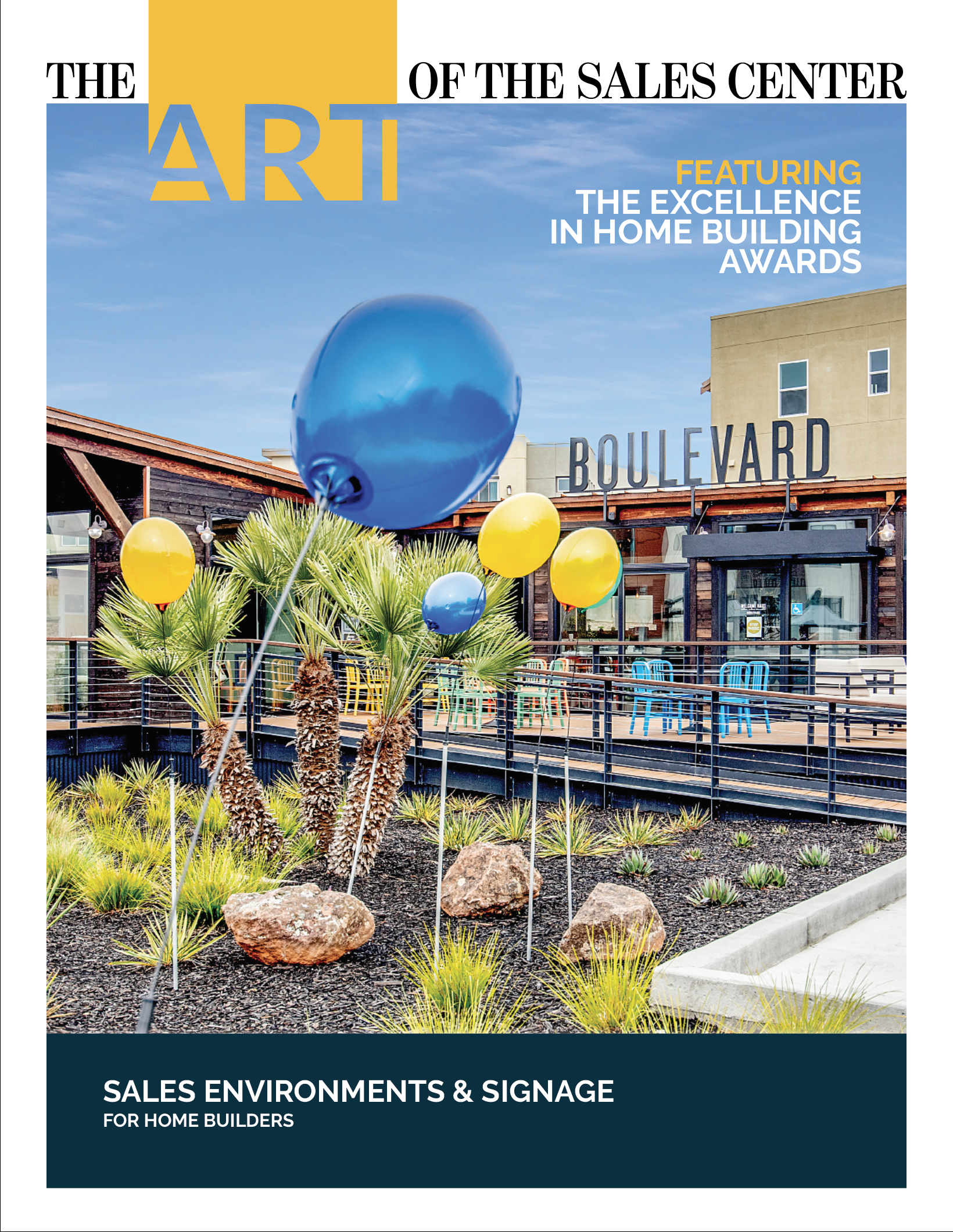 The art of the sales center magazine by Marketshare, sales environments and signage