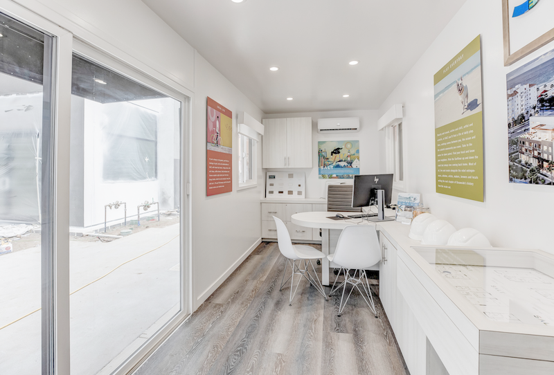 Salt Salesbox Interior, mobile sales offices for home builders by Marketshare