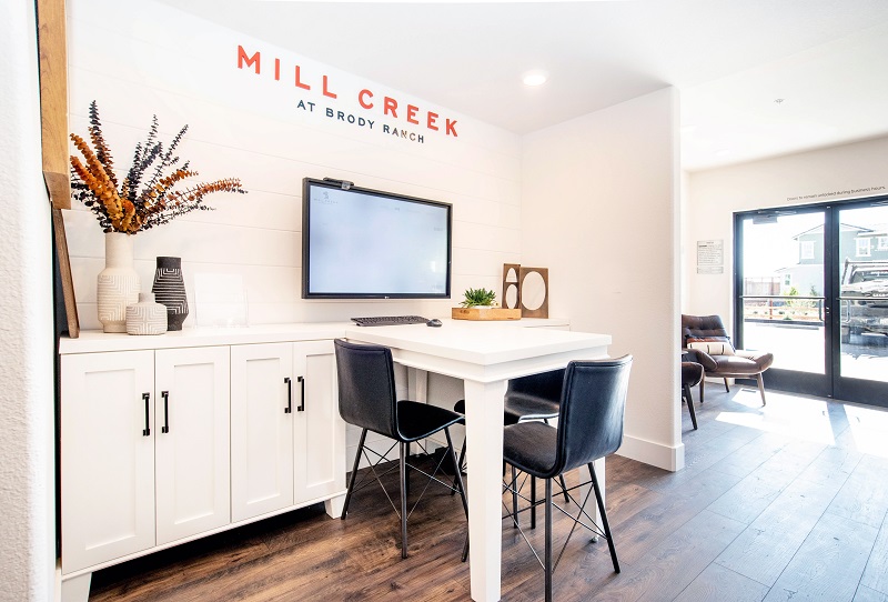 mill creek sales center by Marketshare, marketing for new home builders