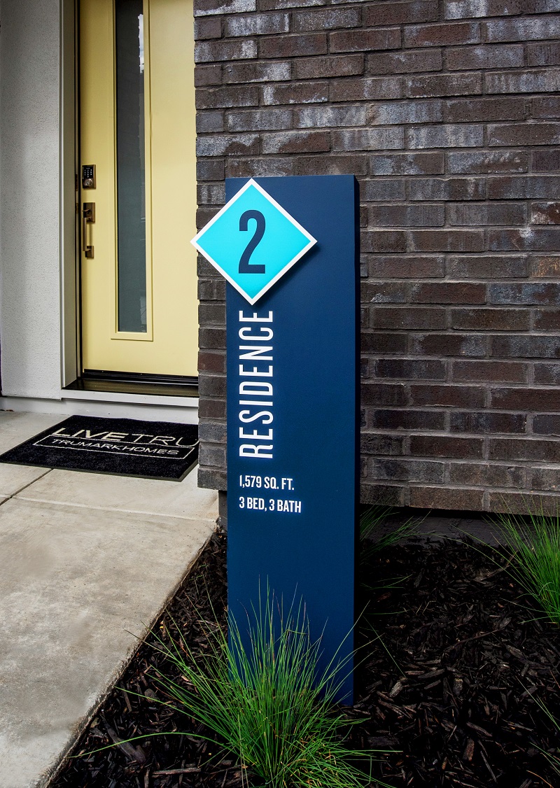 SP78 residence two sign by Marketshare, marketing for new home builders