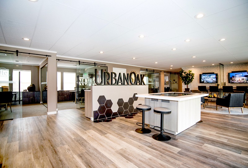 Urban Oak sales office, sales centers for new home builders by Marketshare